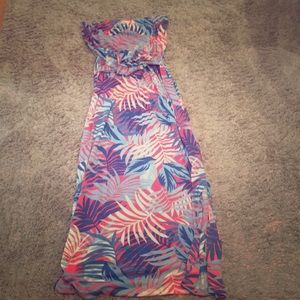 ASOS coral maxi dress never been worn